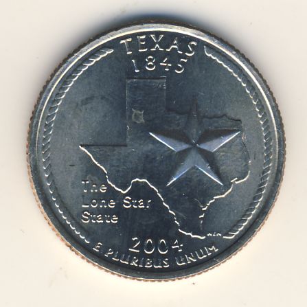 Доллар в 2004. Quarter Dollar 2004.