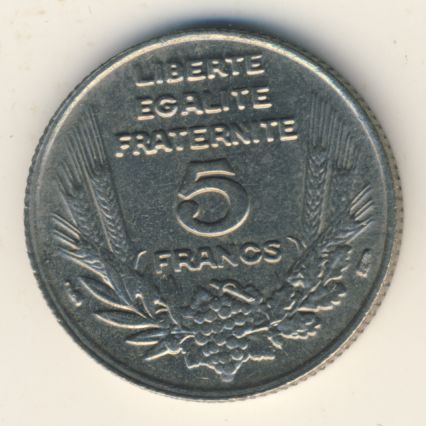 3 к 1940 года. Монеты Франции 1933.