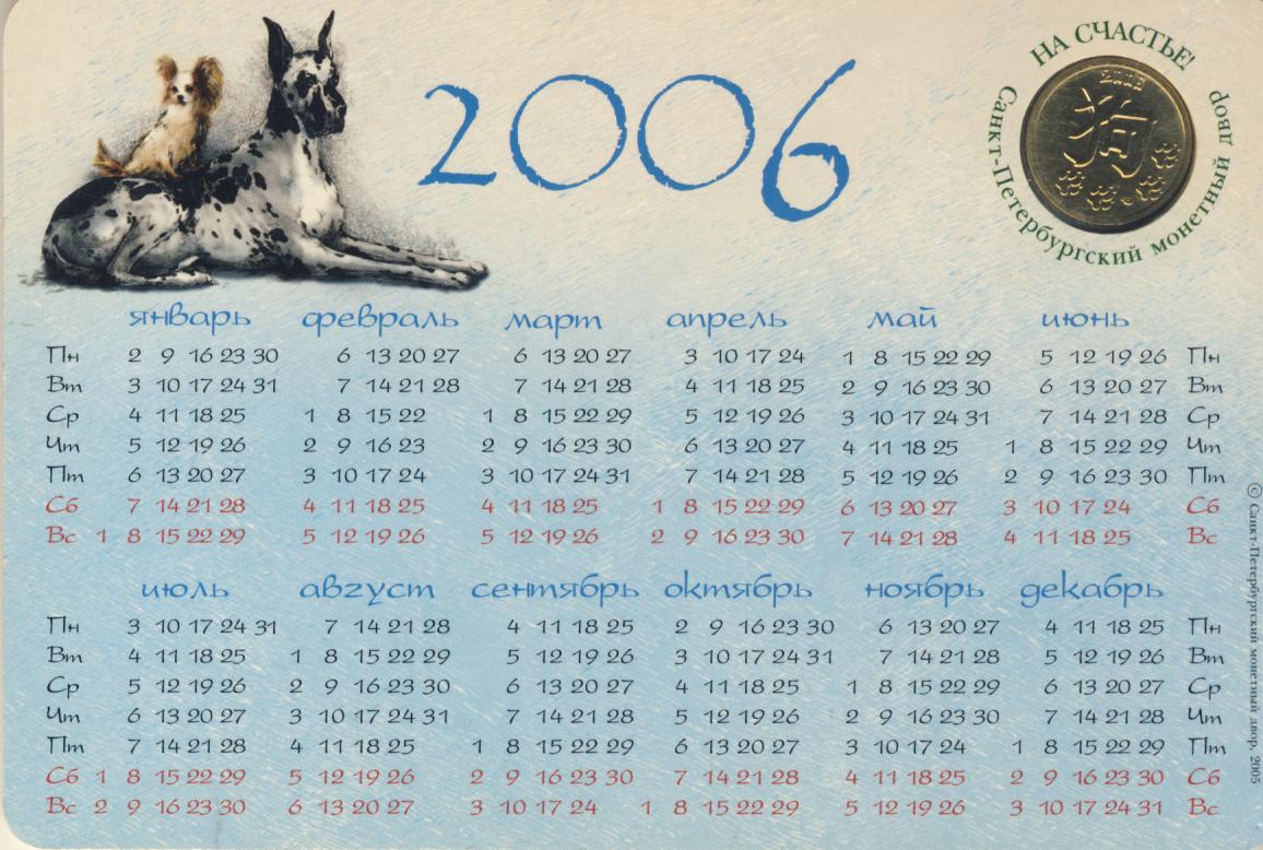 Года собак по календарю
