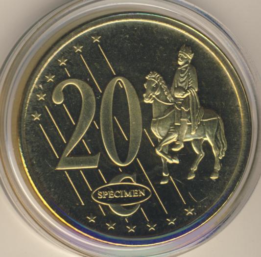 20 евроцентов. Словения. Образец 2003 - реверс