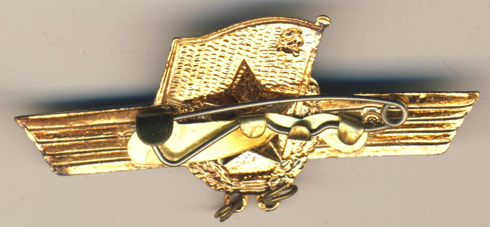 Знак. За сверхсрочную службу в сухопутных войсках.