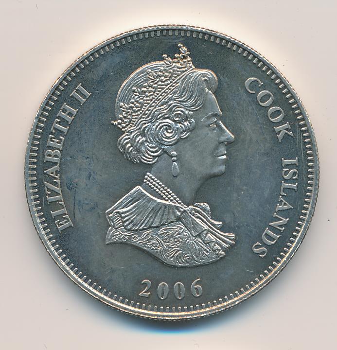 1 доллар 2006. 1 Доллар острова Кука.