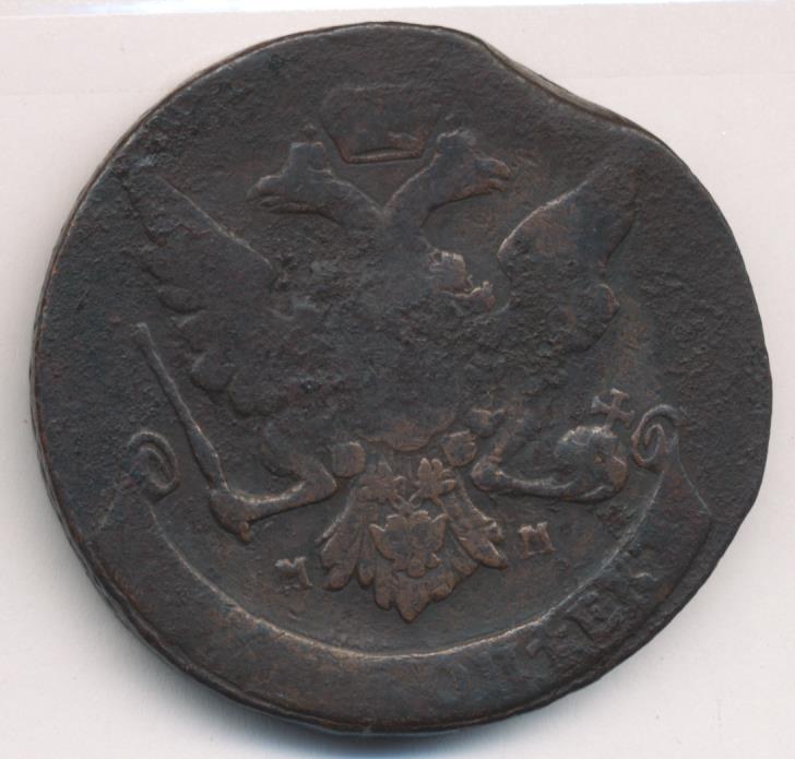 5 копеек (ильин-1р, петров-1р). 1759.