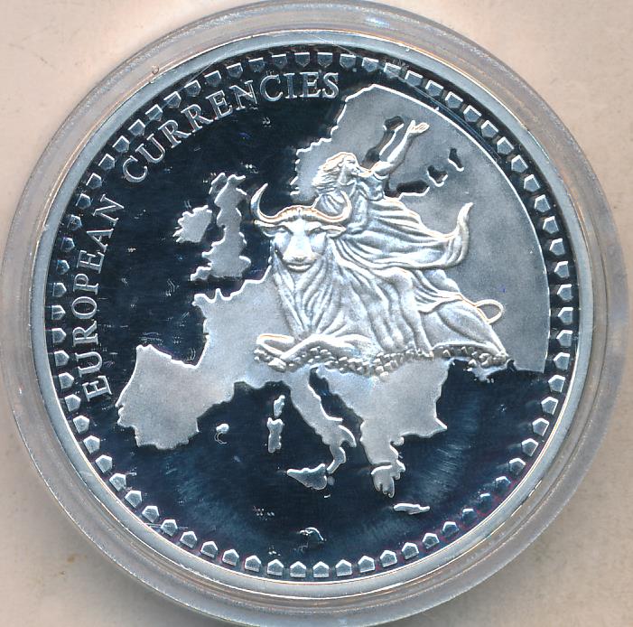 Медаль Европейская валюта. Германия. D-40мм.