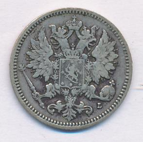 25 пенни 1889 - аверс