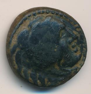 Монета. Македония, Филиппи. Геракл/трипод. М-5,10гр. 356-245