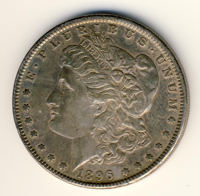 1 доллар. США 1896 - аверс