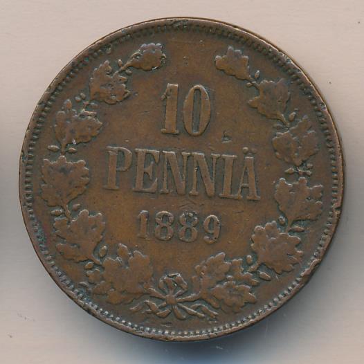 10 Пенни 1914. Н 1889