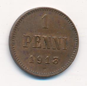 1 пенни 1913 - реверс  фото реверс