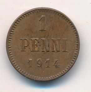 1 пенни 1914 - реверс  фото реверс