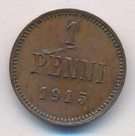 1 пенни 1915 - реверс  фото реверс