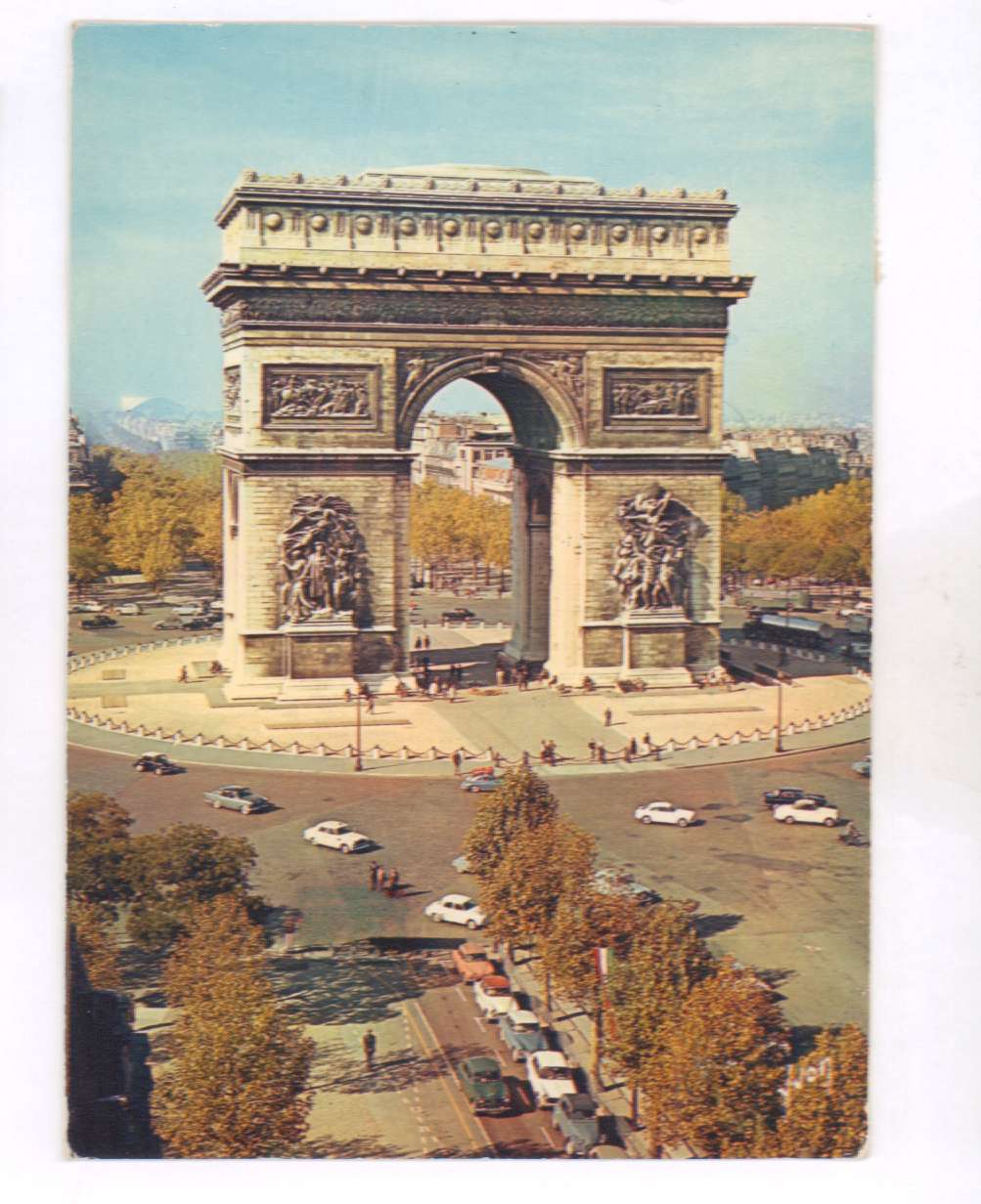 Триумфальная арка Париж старые фото