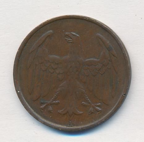 4 пфеннига. Германия 1932 - аверс