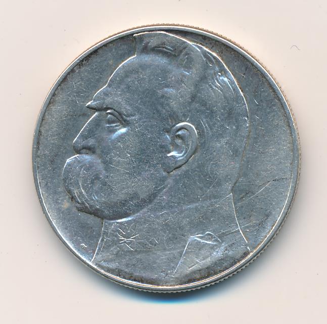 10 злотых. Польша 1935 - аверс