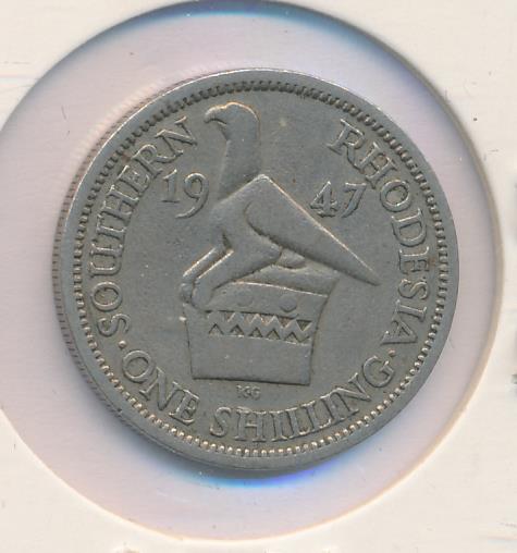 1 шиллинг. Южная Родезия. 1947