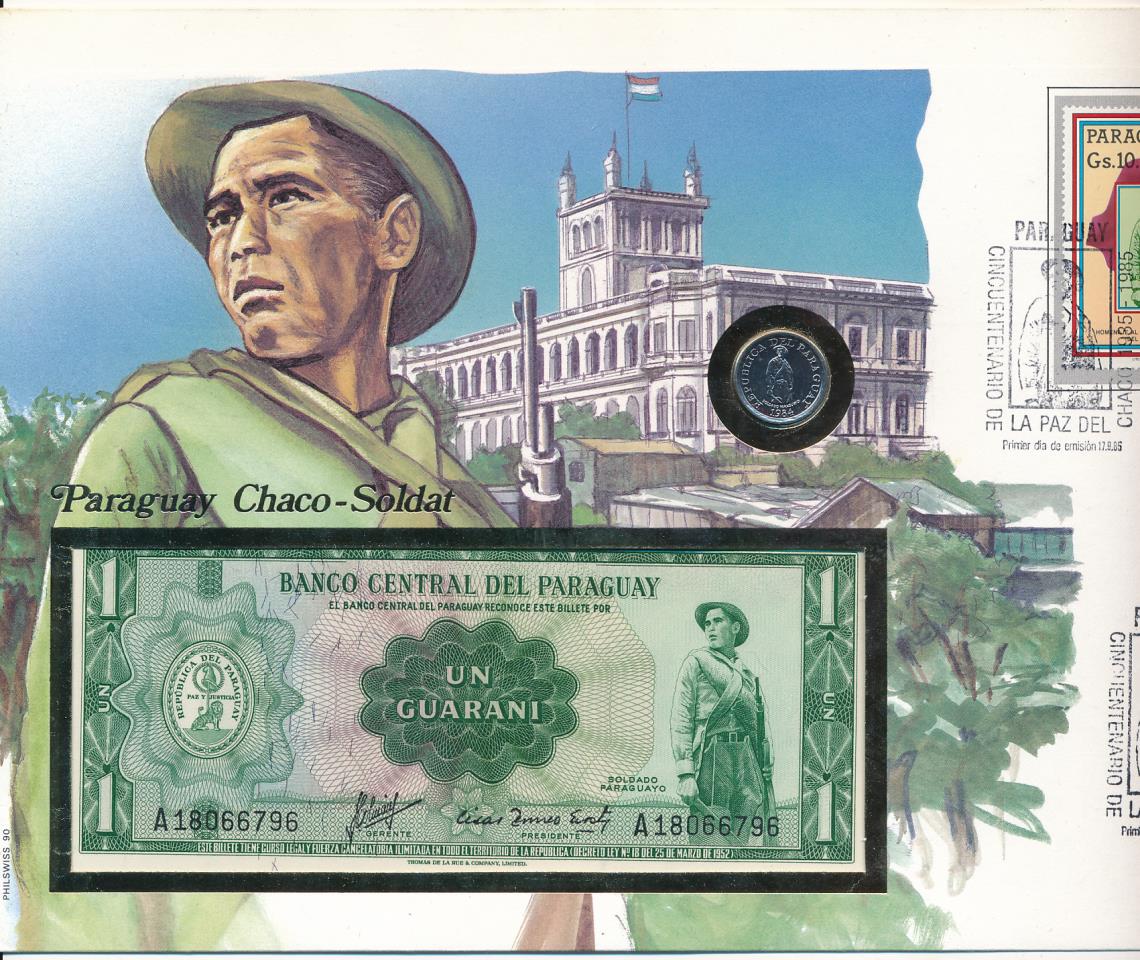 Валюта парагвая. Банкноты Парагвая. Парагвайский Гуарани. 1 Гуарани Парагвай 1952.