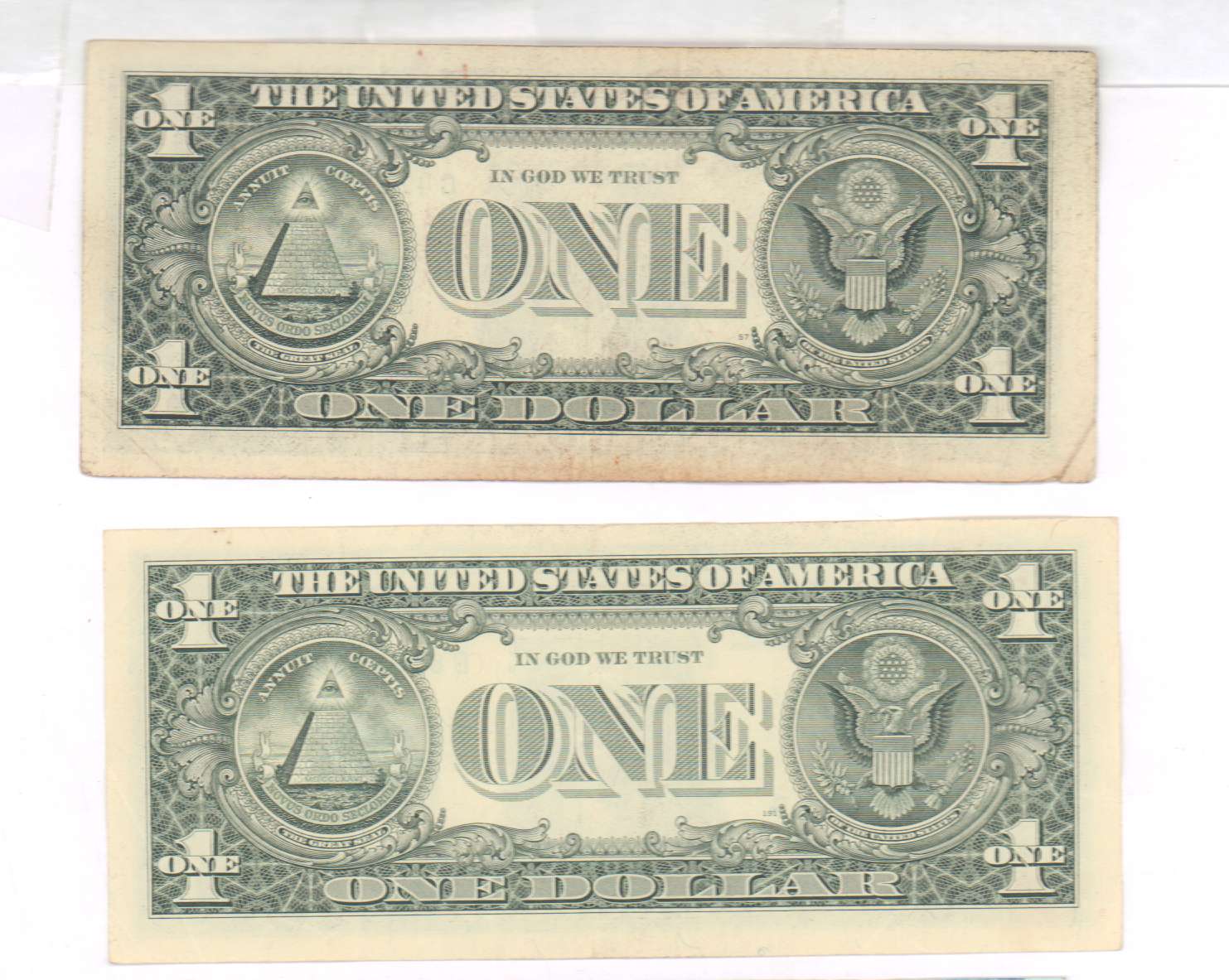 Первых 2 штук. 1 Доллар. 1 Доллар 1957. Боны США коллекции. Боны США аукцион.