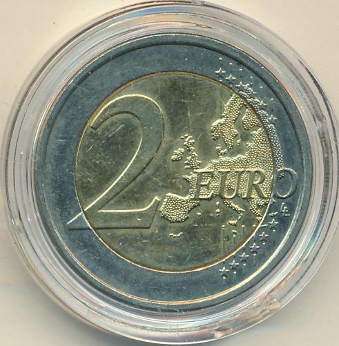 2 евро. Финляндия. 150 лет со дня рождения Хелены Шерфбек 2012 - реверс