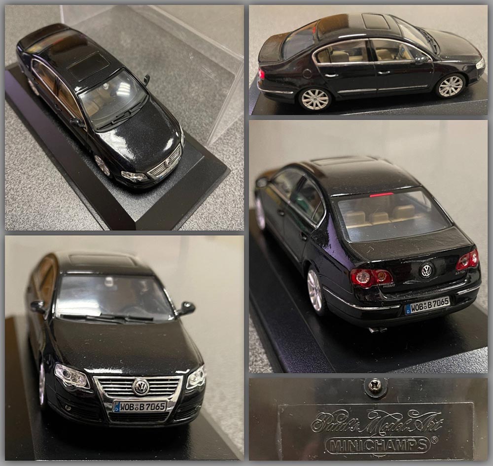 Модель. Volkswagen Passat B6. Minichamp. 1/43. Бокс. 2000-е гг