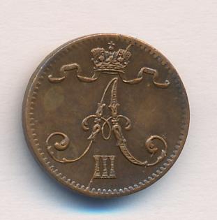 1 пенни 1883 - аверс