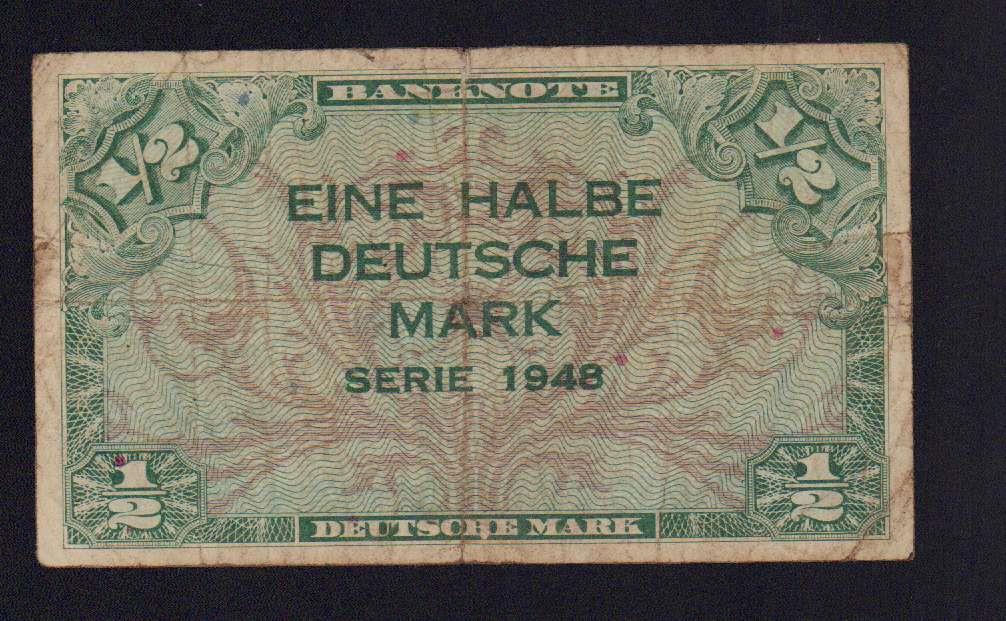 1/2 марки. Германия 1948 - аверс