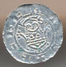 Денарий. Европа. M-0,6г  - реверс  фото реверс