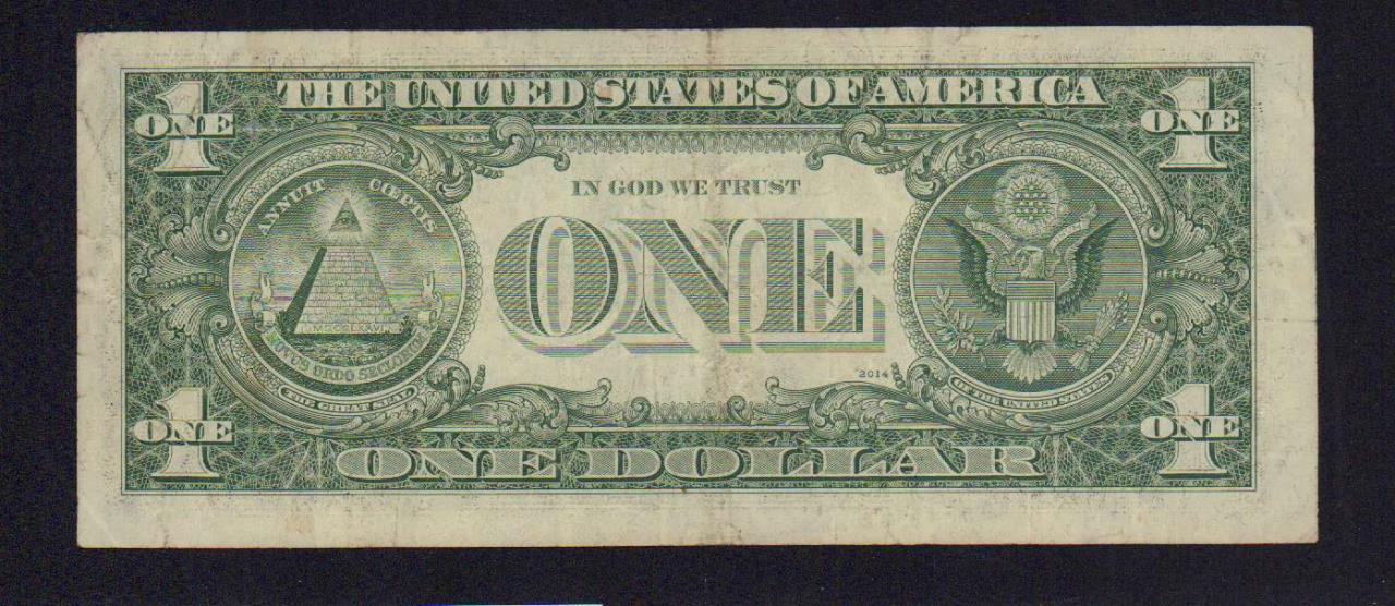 1 доллар США. 1974