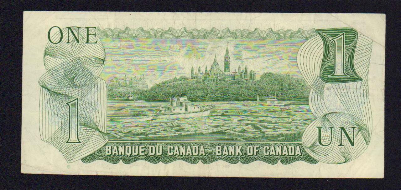 1 доллар. Канада 1973 - реверс