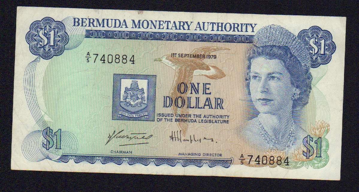 1 доллар. Бермуды 1979 - аверс