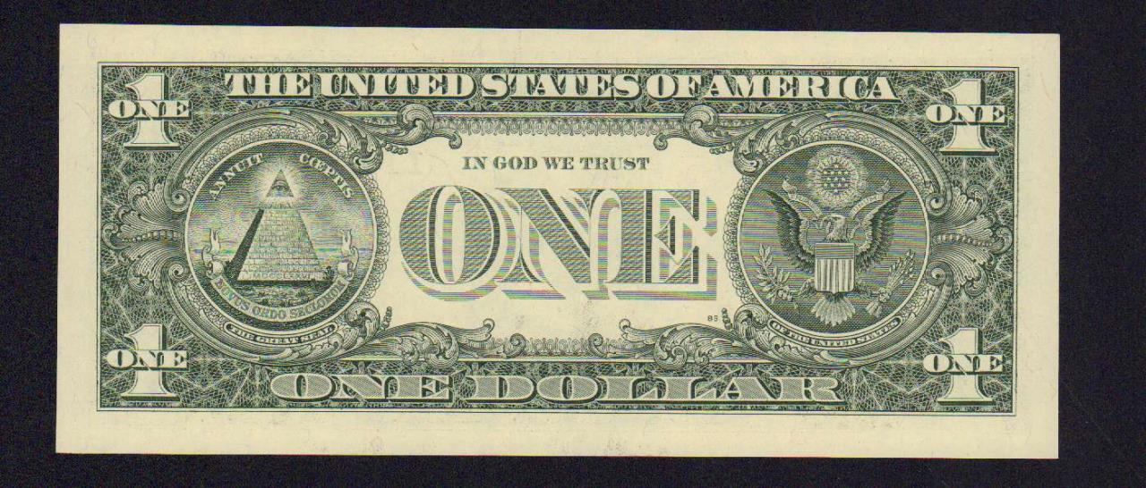 1 доллар США 2009 - реверс