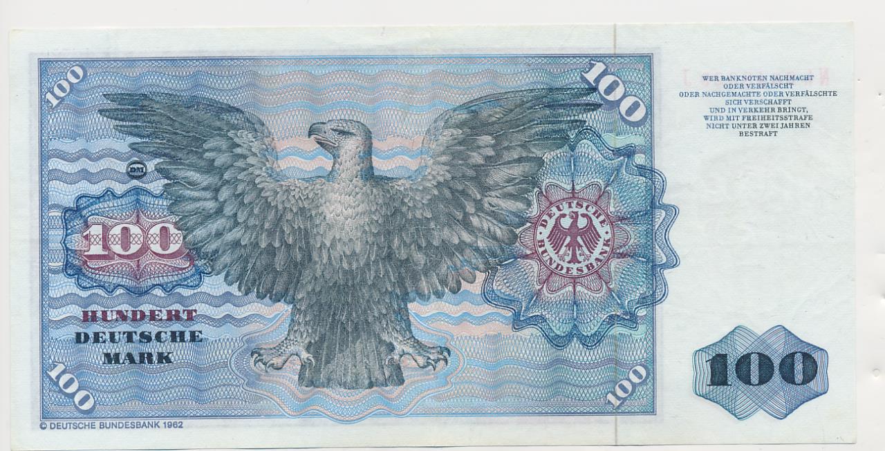 100 марок 1980 - аверс