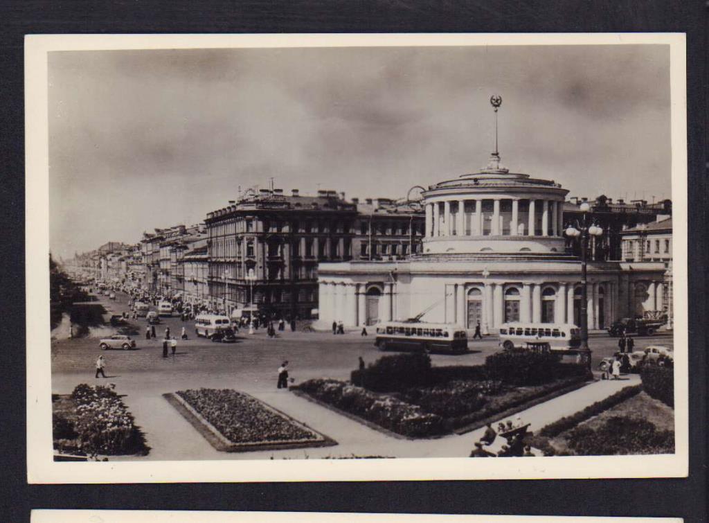 Почтовая карточка. Ленинград. Метрополитен им. В.И.Ленина "Площадь ...