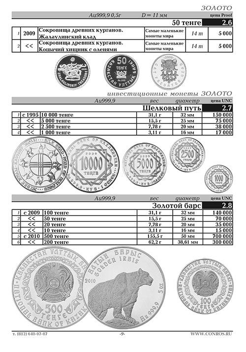 Монеты казахстан каталог