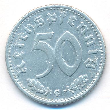 50 пфенниг. Германия. 1940G